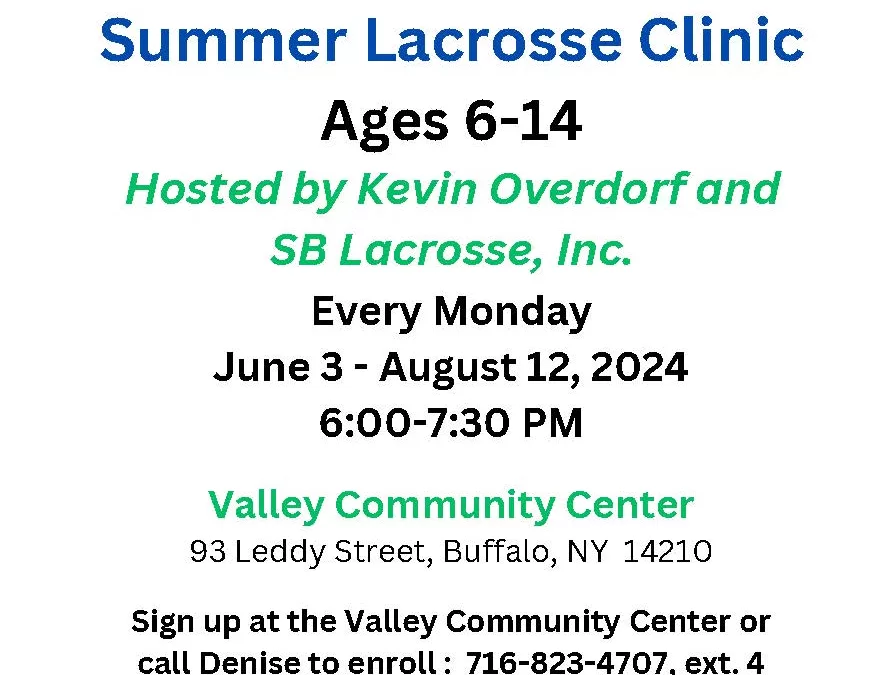 FREE Youth Summer Lacrosse Clinic – June 3 – Aug 12, 2024!